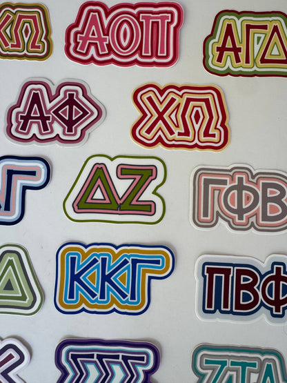 Chi Omega Sorority Decal