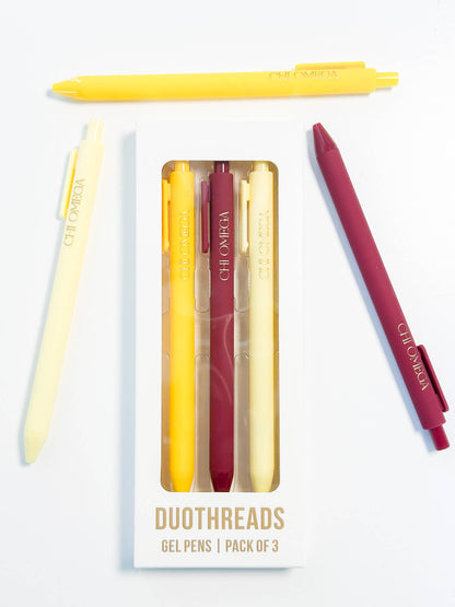 Lettered Luxe Sorority Pens: ALPHA GAMMA DELTA