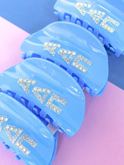 Girl On the Go Hair Claw Sorority Clip: ALPHA OMICRON PI