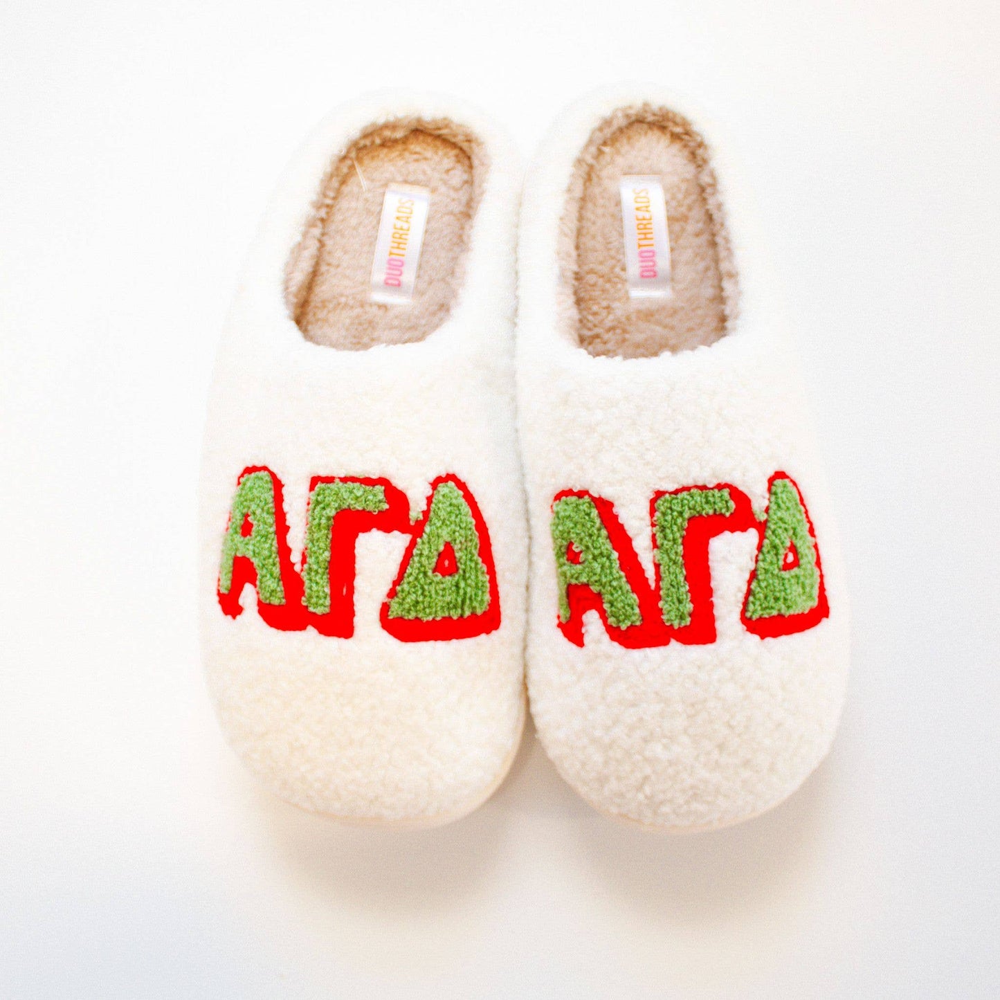 Alpha Gamma Delta Sorority Slipper Set : L/XL