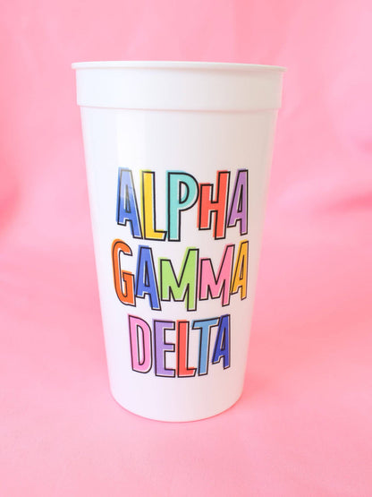 Bring On the Fun Stadium Cup: ALPHA GAMMA DELTA