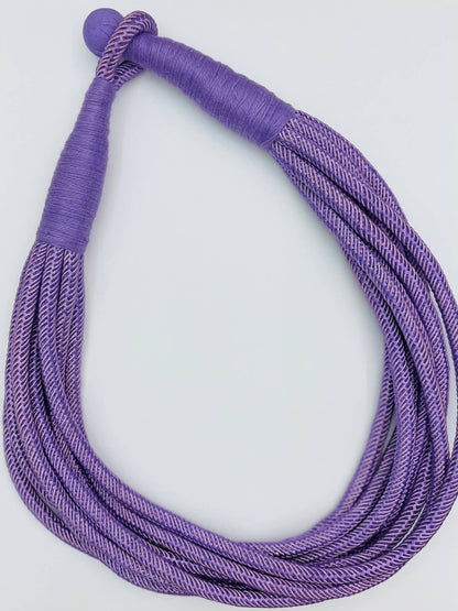 "Original" Slub 8-Strand Necklace (lilac)