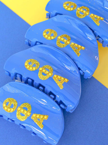 Girl On the Go Hair Claw Sorority Clip: ALPHA OMICRON PI