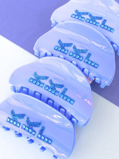 Girl On the Go Hair Claw Sorority Clip: ALPHA OMICRON PI