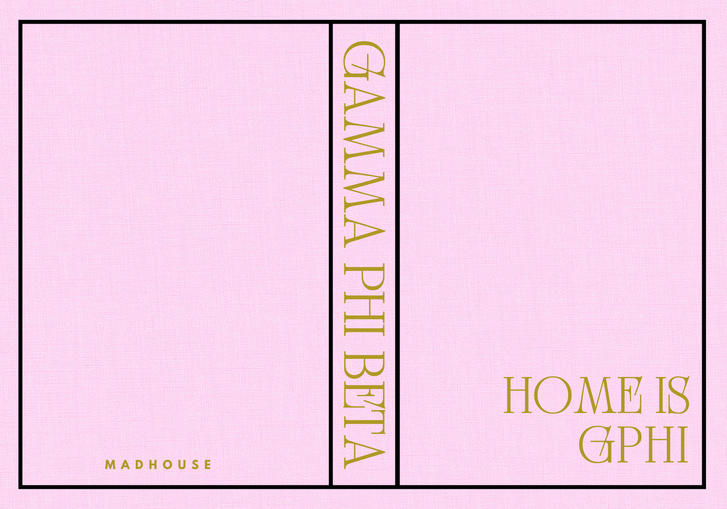 Sorority Keepsake Book Boxes 2026: Alpha Omicron Pi Pink