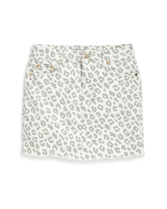 Tractr Girl - Leopard print mini skirt