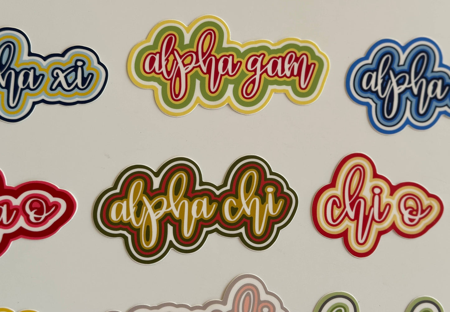 Alpha Gamma Delta Sorority Decal: Name
