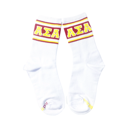 Sorority Socks: DELTA DELTA DELTA