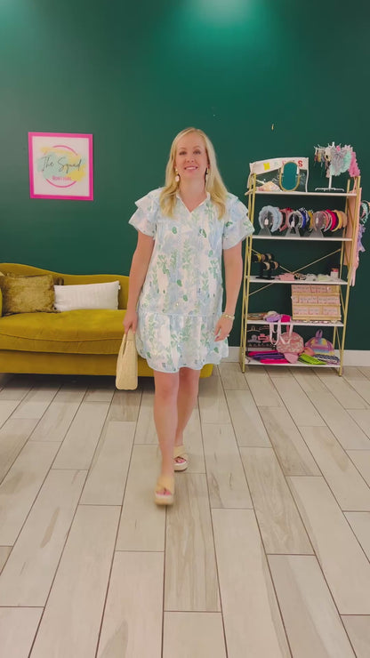 The Claire dress - blue