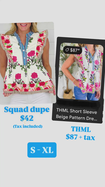 The Lizzy Dupe blouse